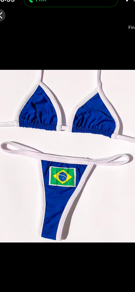 Brazilian Blue Bikini